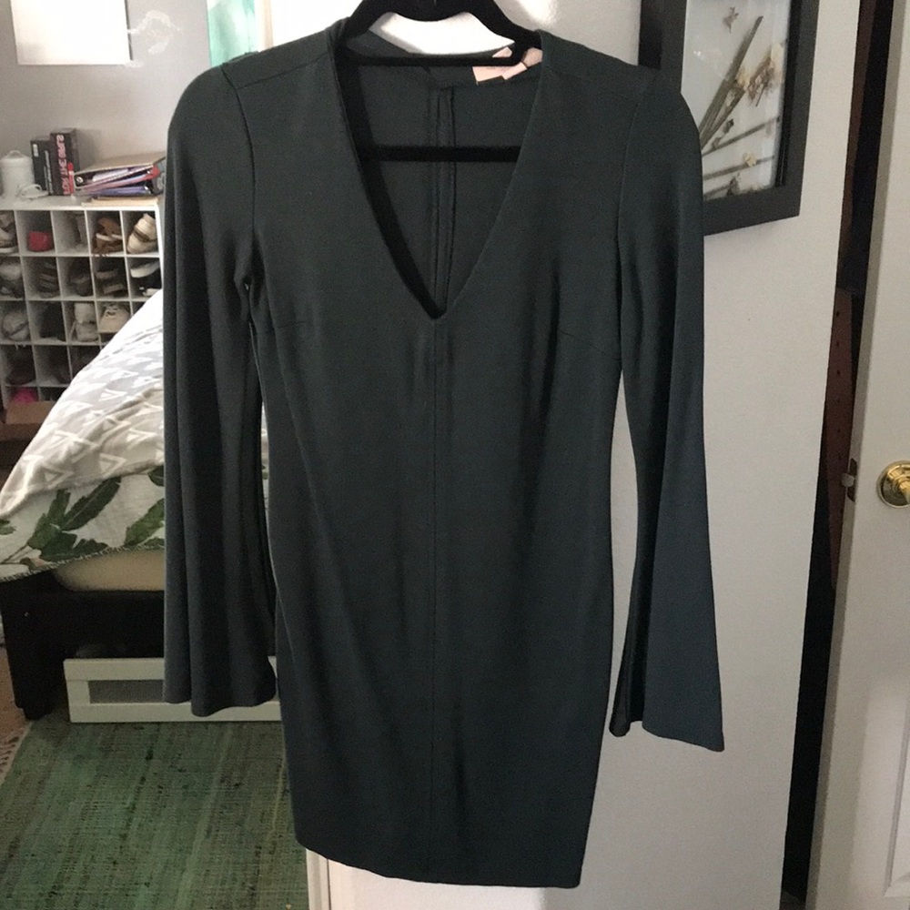 NEW dark green dress